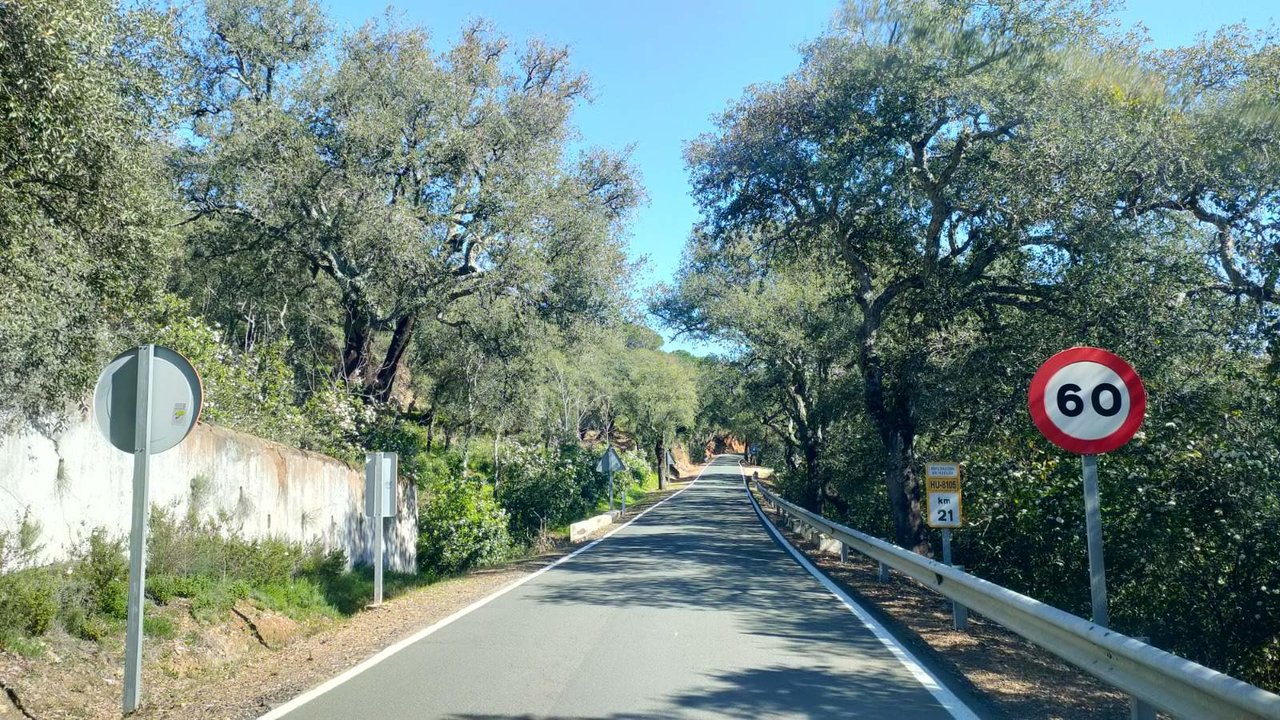 Carretera Cortegana-Aracena