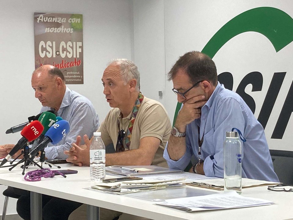 Responsables de CSIF Sanidad Huelva