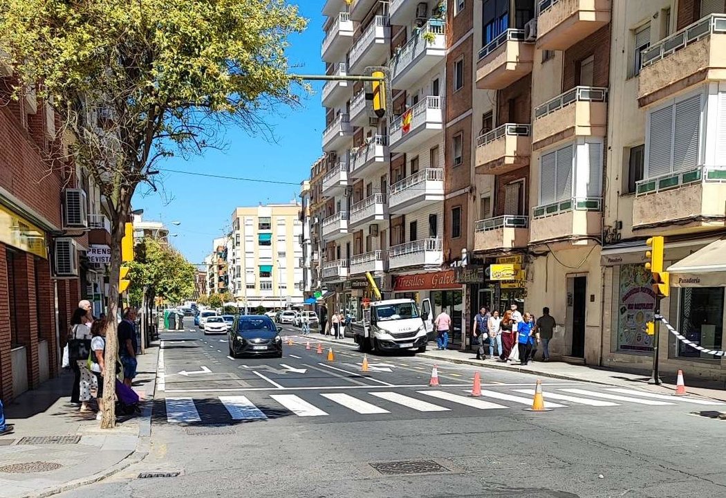 Ruiz de Alda con los cambios de tráfico en curso