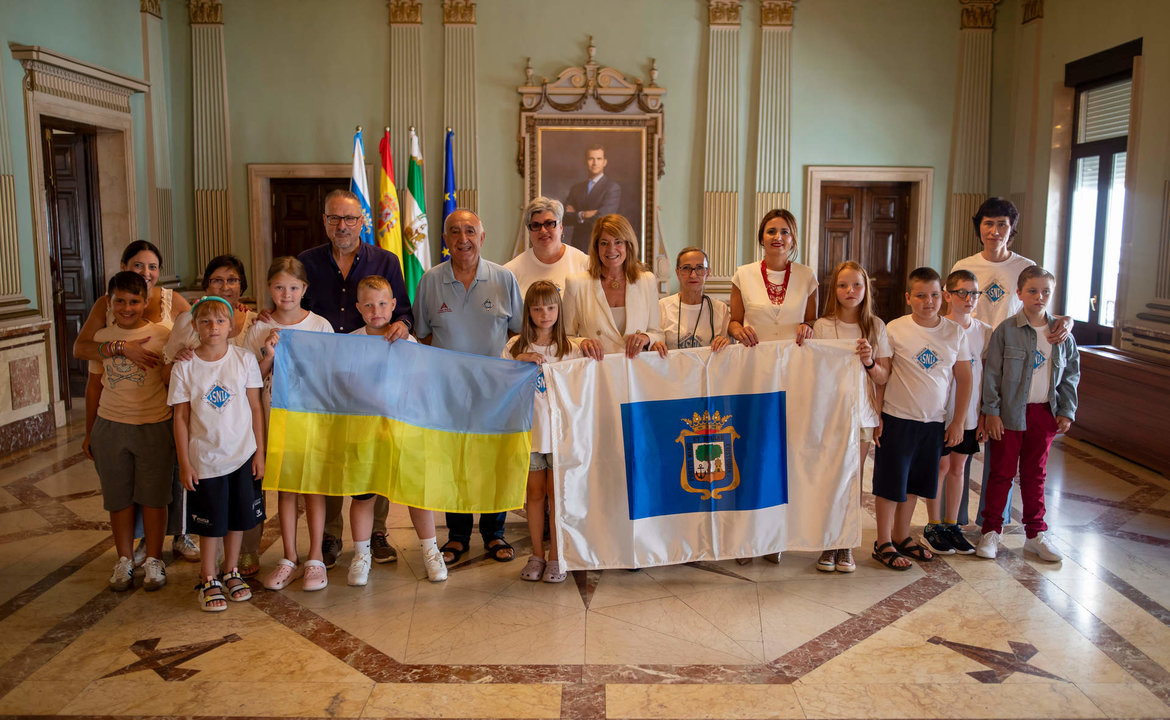 Recepción niños y niñas de Ucrania