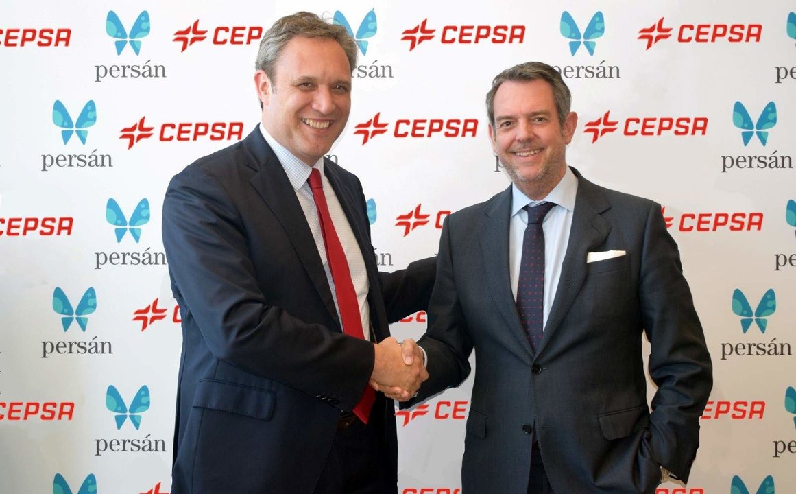 Imagen José María Solana, director de Cepsa Química y Antonio Somé, CEO de Persán