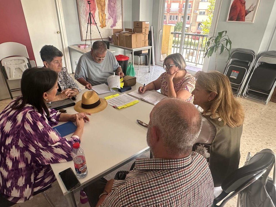 Encuentro celebrado en la sede de IU