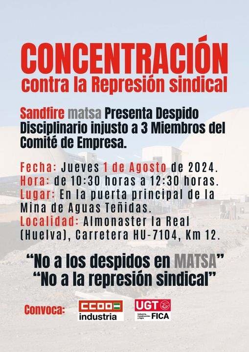 Convocatoria de protesta