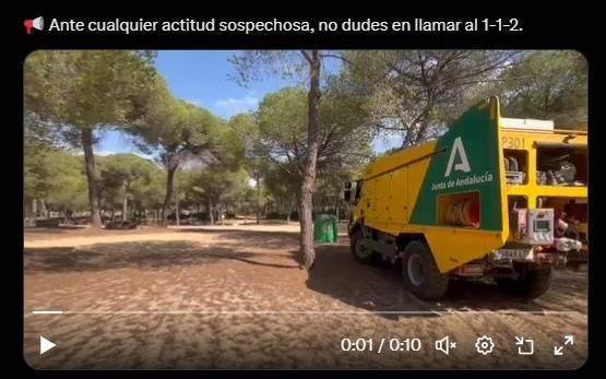 El Infoca ha ubicado en la zona medios fijos ante la recurrencia de los incendios