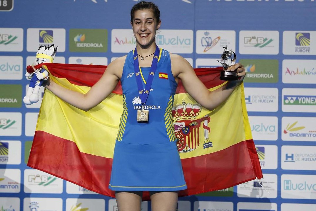 Carolina Marín ya ganó el Europeo en Huelva.