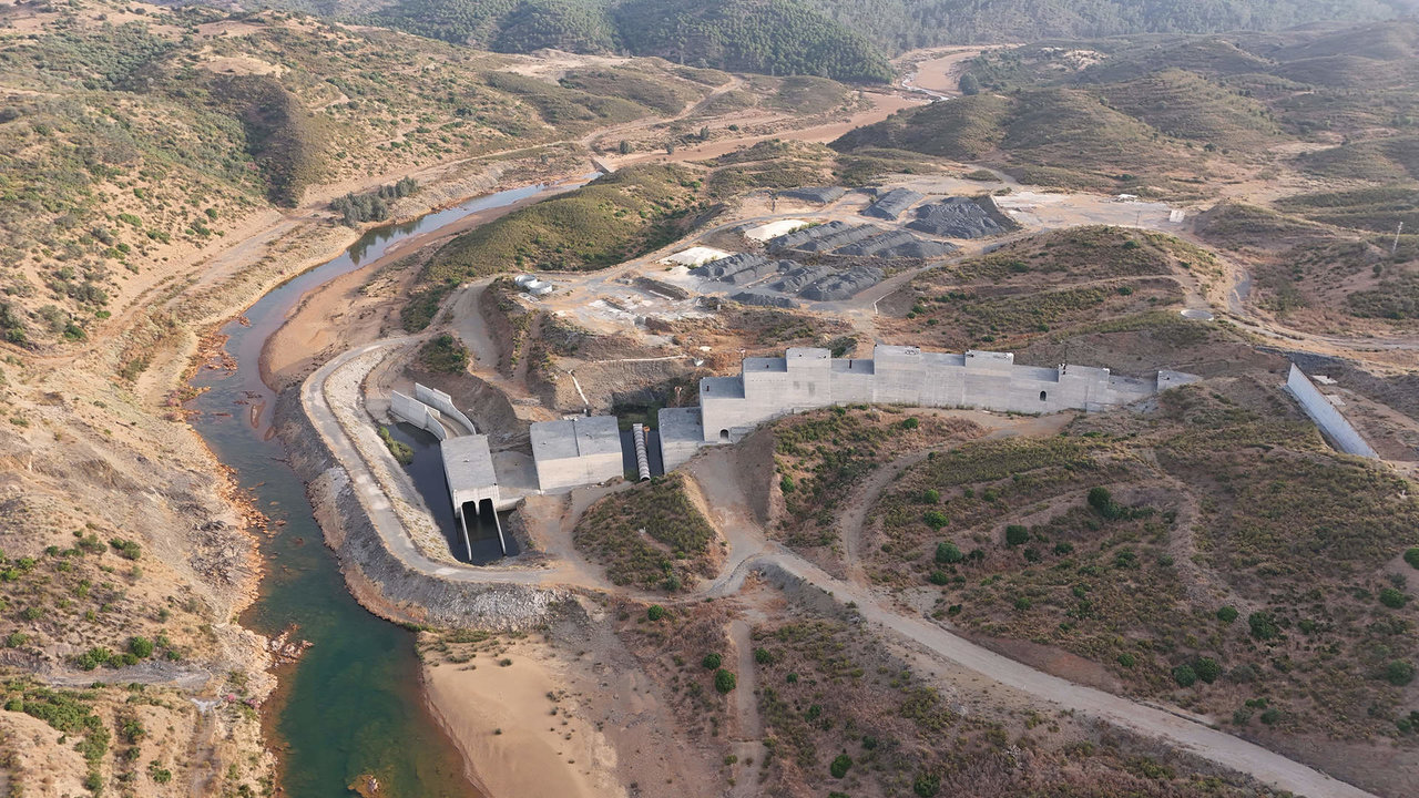 Presa de Alcolea (Foto: Huelva Riega)