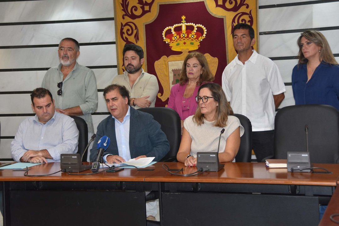 Rueda de prensa del alcalde y su equipo de Gobierno