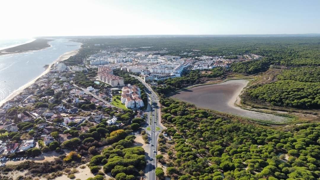 Laguna del Portil, completamente seca