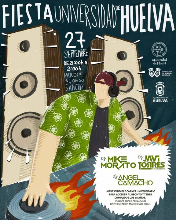 Cartel de la Fiesta Universitaria