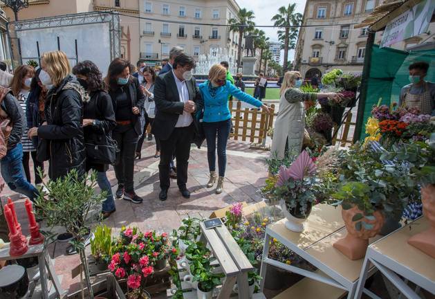 La Plaza de las Monjas se convertirá en un gran jardín gracias al 'V  Mercado...